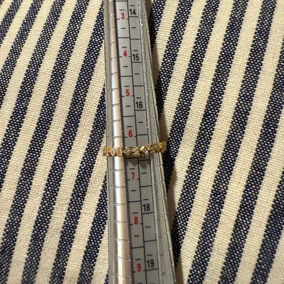 Bony Levy Liora 18k Gold Diamond Stacking Band Ring Nordstrom 6.5 - Picture 11 of 11